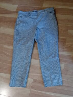 Hilary Radley Black & White Houndstooth Ladies' Trousers